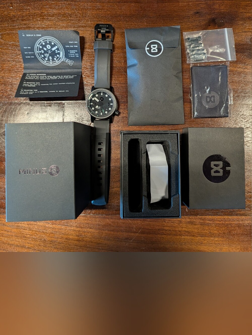 Minus 8 Diver 2.0 Titanium Wrist Watch